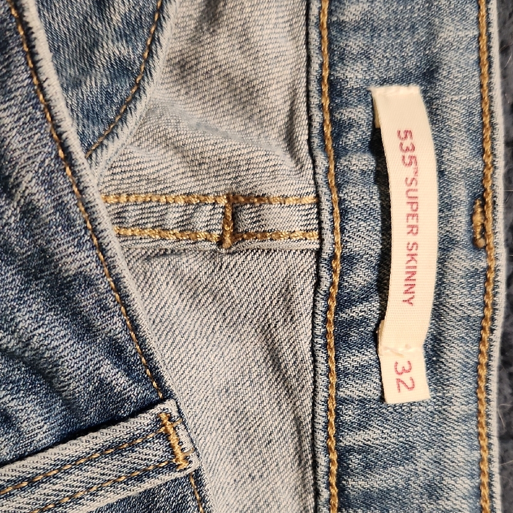 Women's Levi's 535 Super Skinny Jeans - Blue